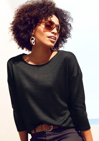 T-shirt LASCANA en noir : devant