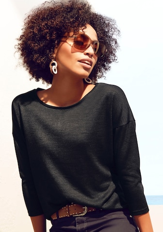 LASCANA Μπλουζάκι σε μαύρο: μπροστά