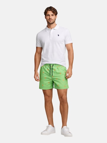 Shorts de bain U.S. POLO ASSN. en vert