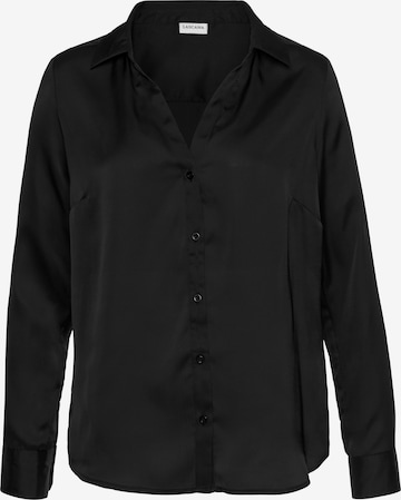 LASCANA Blouse in Black: front