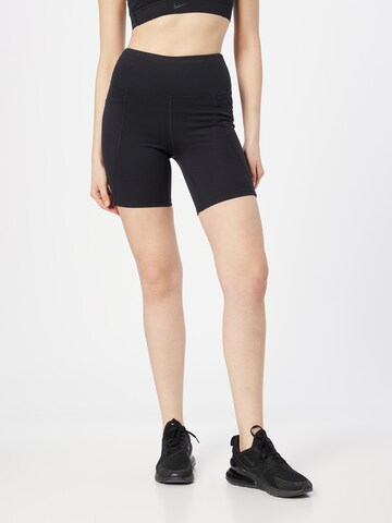 Marika Skinny Workout Pants 'LUNA' in Black: front