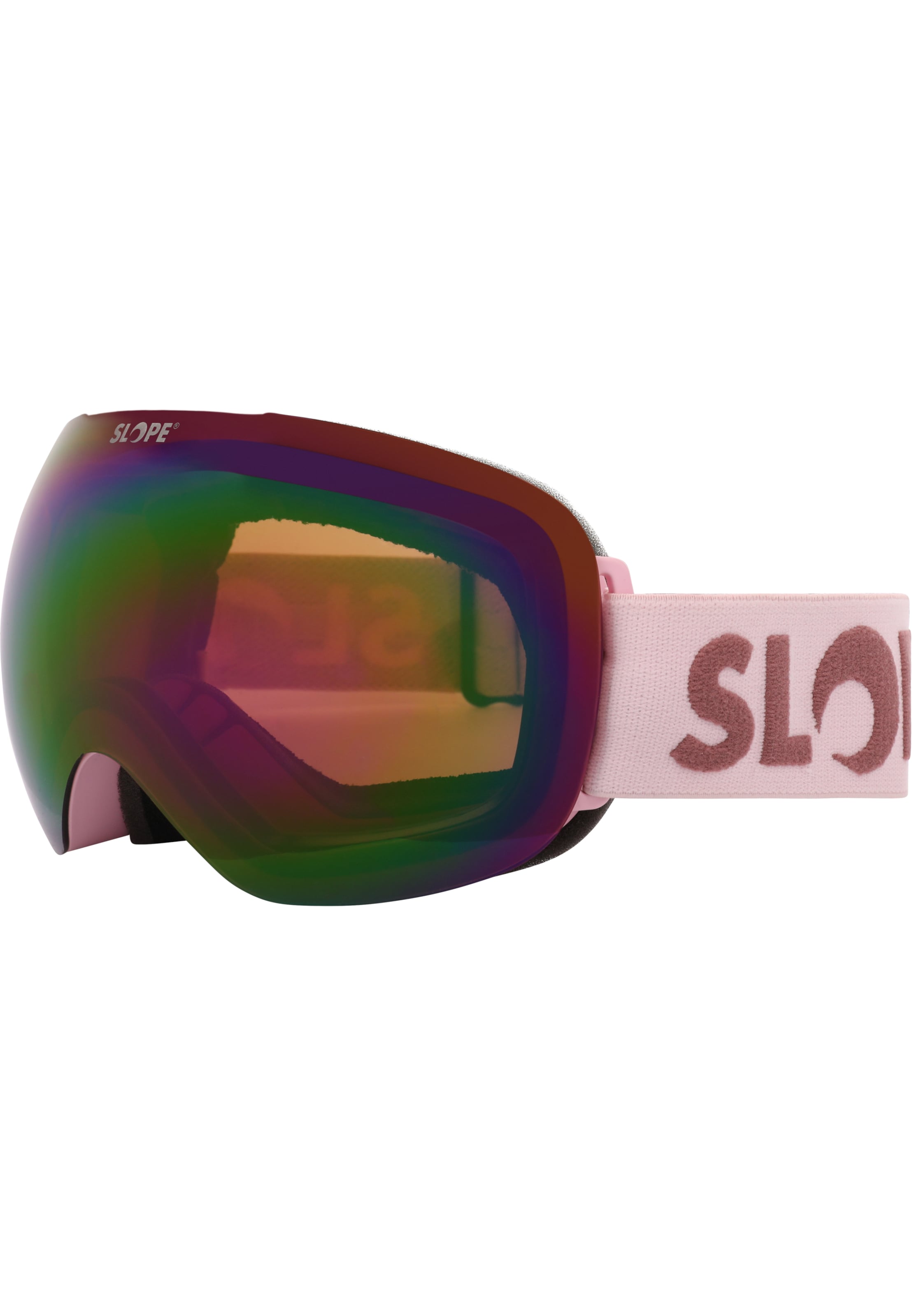 SLOPE Skibrille 'Greyer' in Pink: Vorderseite