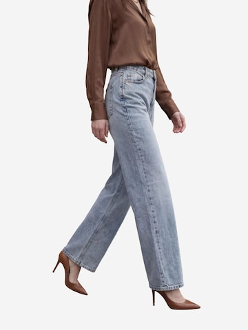 My fashionWide Leg/ Široke nogavice Traperice - plava boja