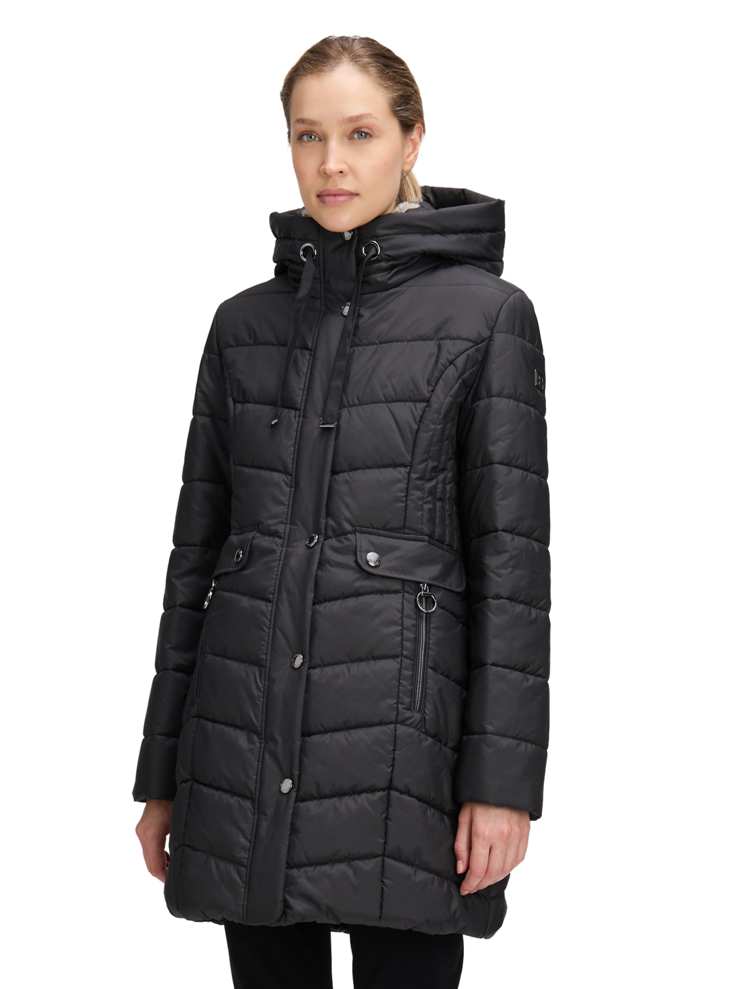 Betty Barclay Winter Jacket in Black: front