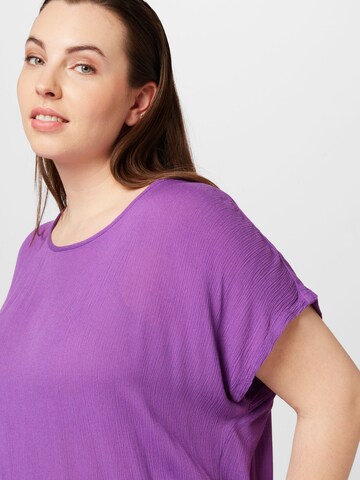 KAFFE CURVE Blouse 'Ami Stanley' in Purple