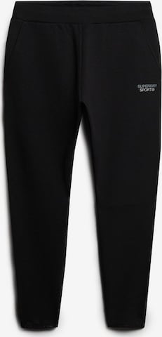 Superdry Workout Pants in Black: front