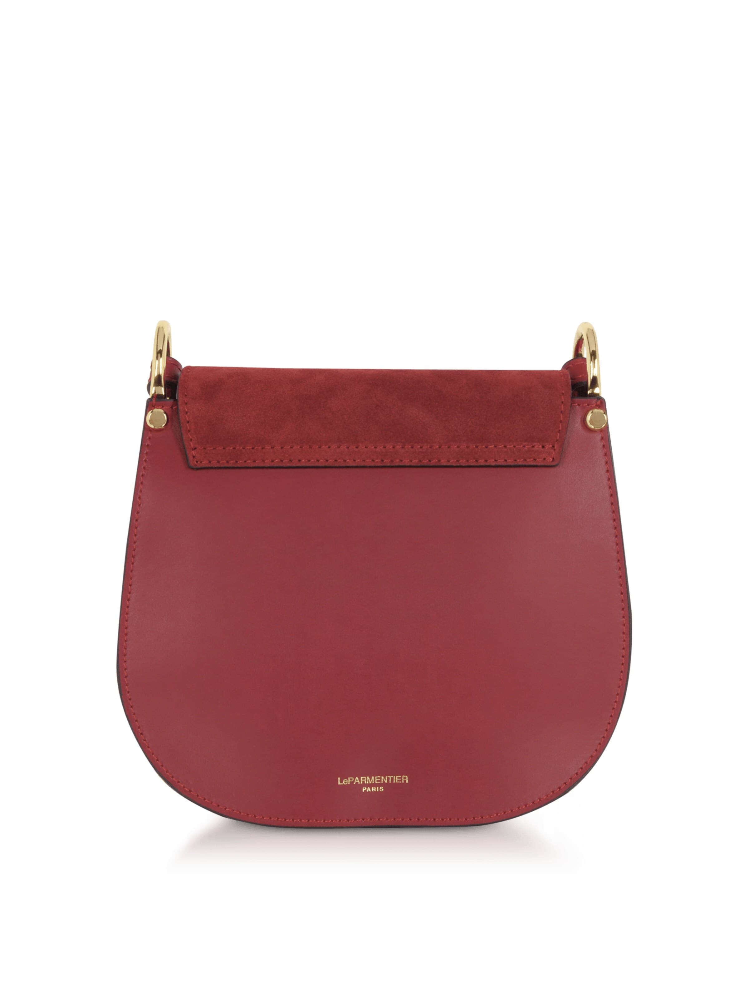 LeParmentier - Bolso de hombro 'Agave' en rojo
