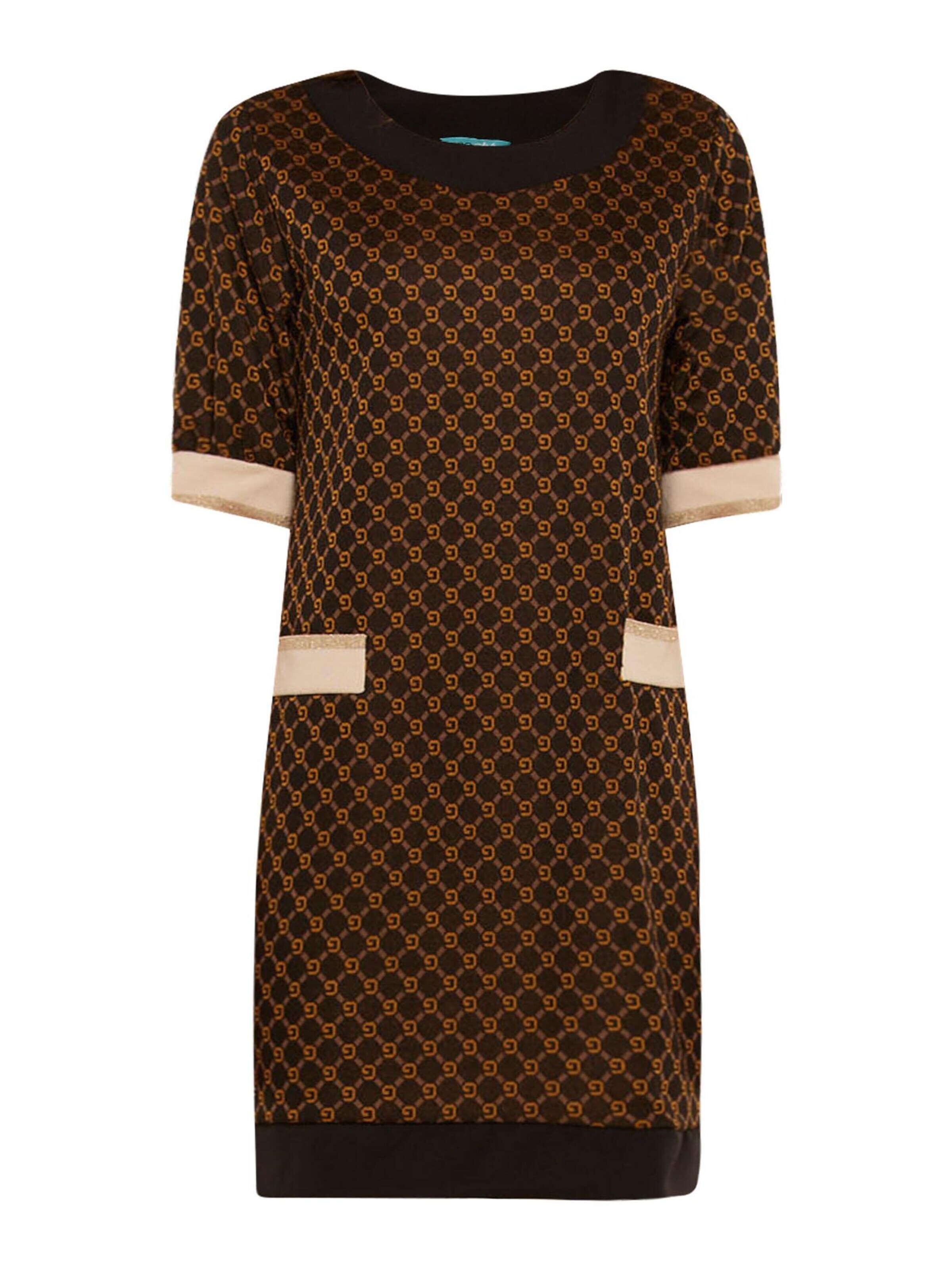 TOOche Dress 'G' in Brown: front