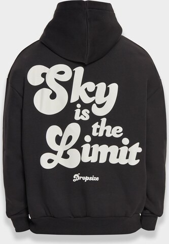 Dropsize Sweatshirt 'Sky Is The Limit' in Black: front