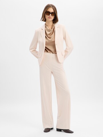 Wide Leg Pantalon à plis Marc Cain en rose