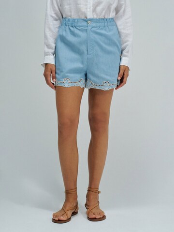 Salsa Jeans Regular Jeans in Blauw: voorkant