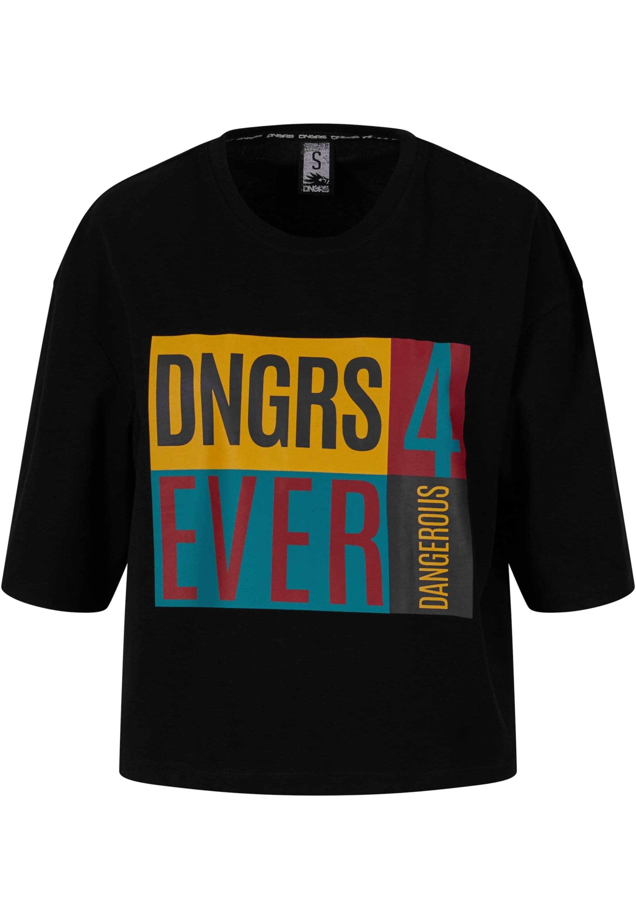 Dangerous DNGRS T-Shirt '4C' in Schwarz: Vorderseite