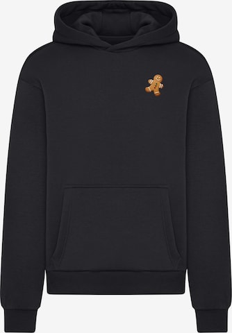 juoda Mister Tee Megztinis be užsegimo 'The Only Loyal Gang': priekis