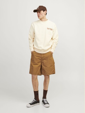 JACK & JONES Loosefit Cargobroek in Bruin