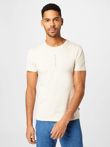 !Solid T-Shirt 'Braydon' in Beige: predná strana