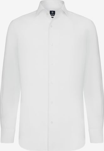 Regular fit Camicia business di Boggi Milano in bianco: frontale