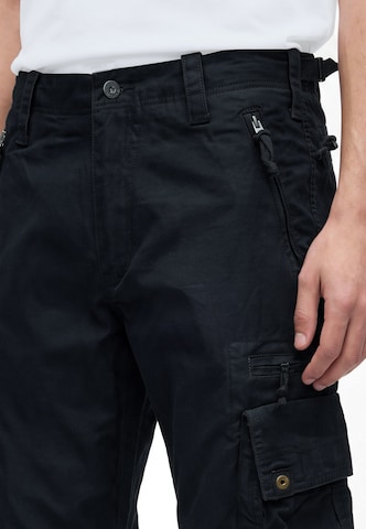 Vintage Industries - regular Pantalón cargo 'Rico' en negro