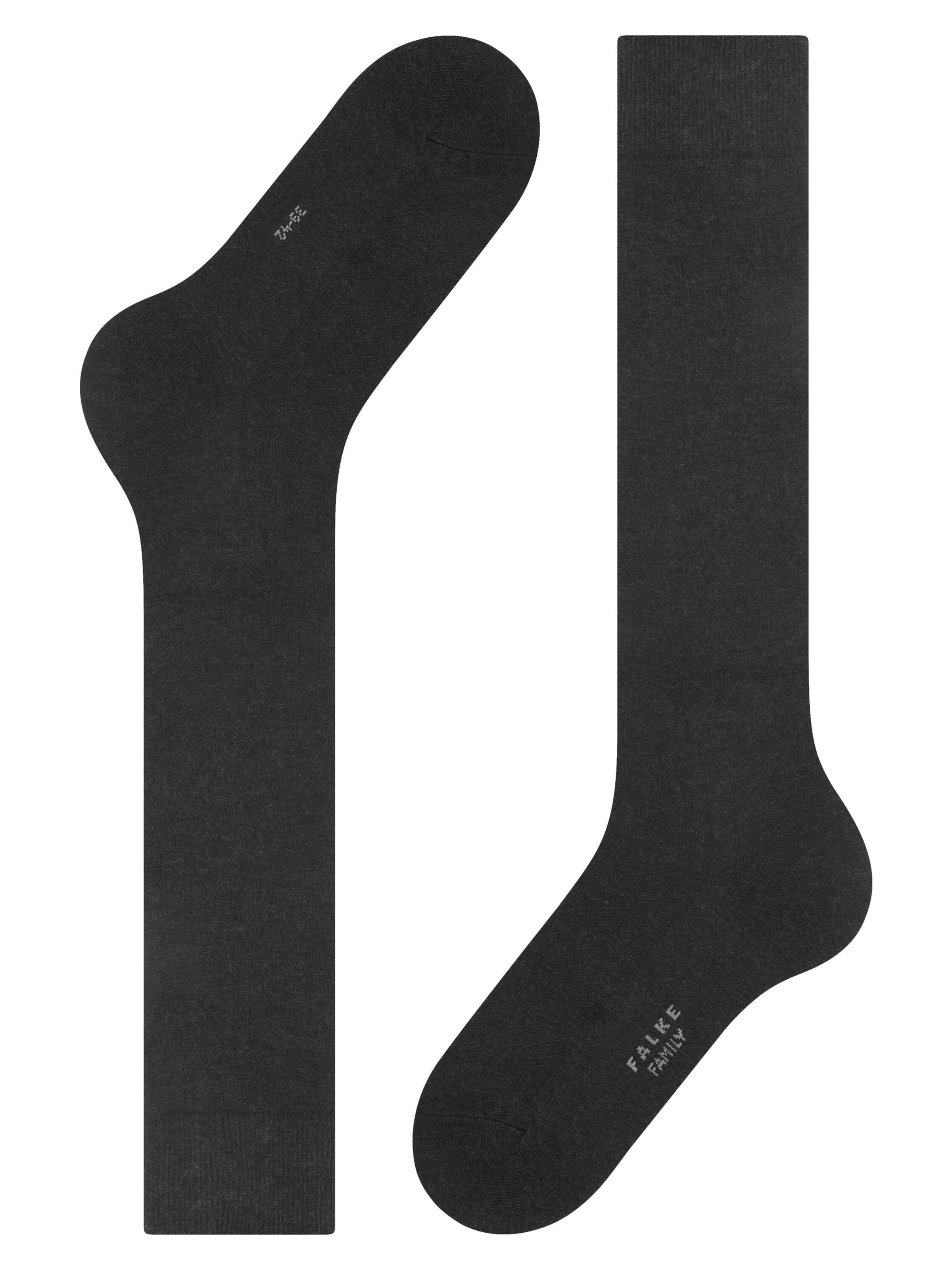 FALKE Knee High Socks 'Family' in Grey