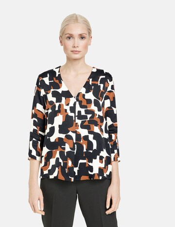 TAIFUN Blouse in Bruin: voorkant