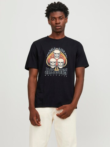 JACK & JONES T-shirt 'Heavens' i svart: framsida