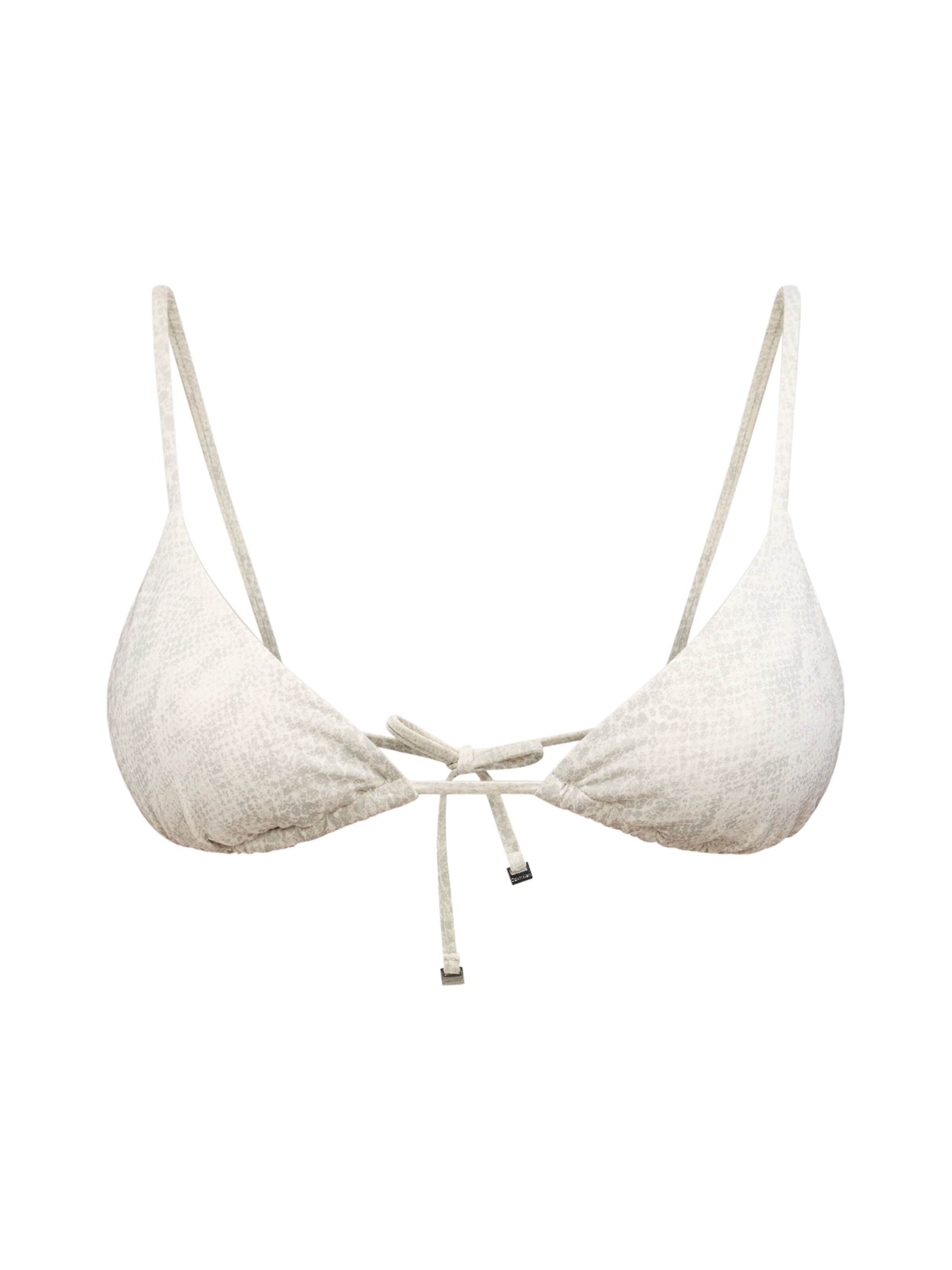 Calvin Klein Swimwear Bikinitop in Weiß: Vorderseite