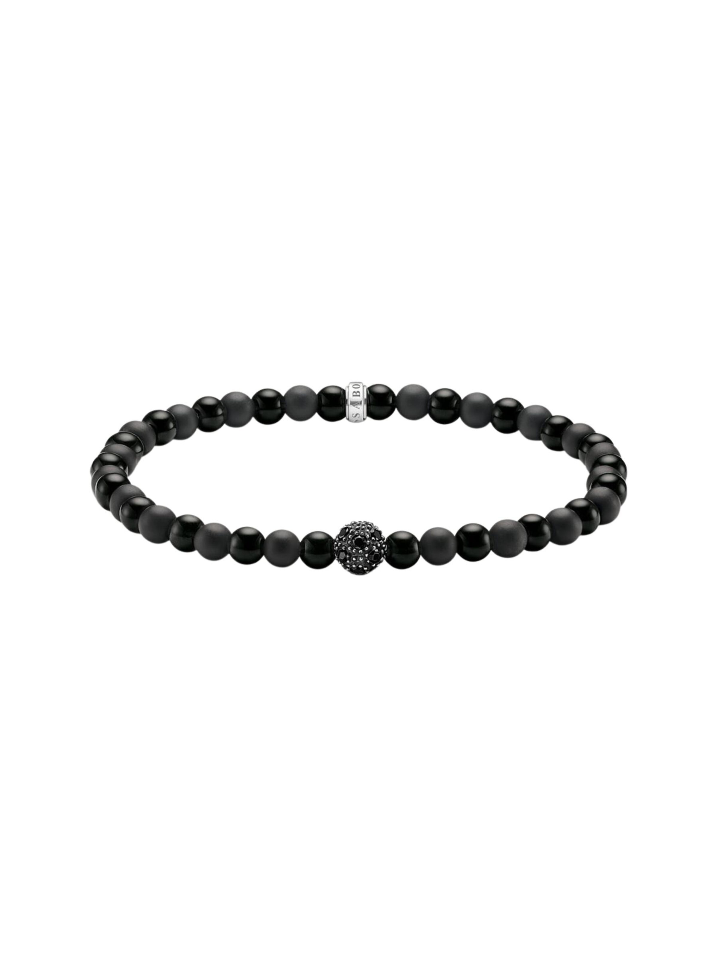 Bracelet 'Talisman Armband Positive Energie' Thomas Sabo en noir : devant