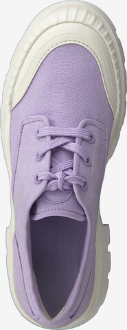 TAMARIS Čevlji na vezalke | vijolična barva