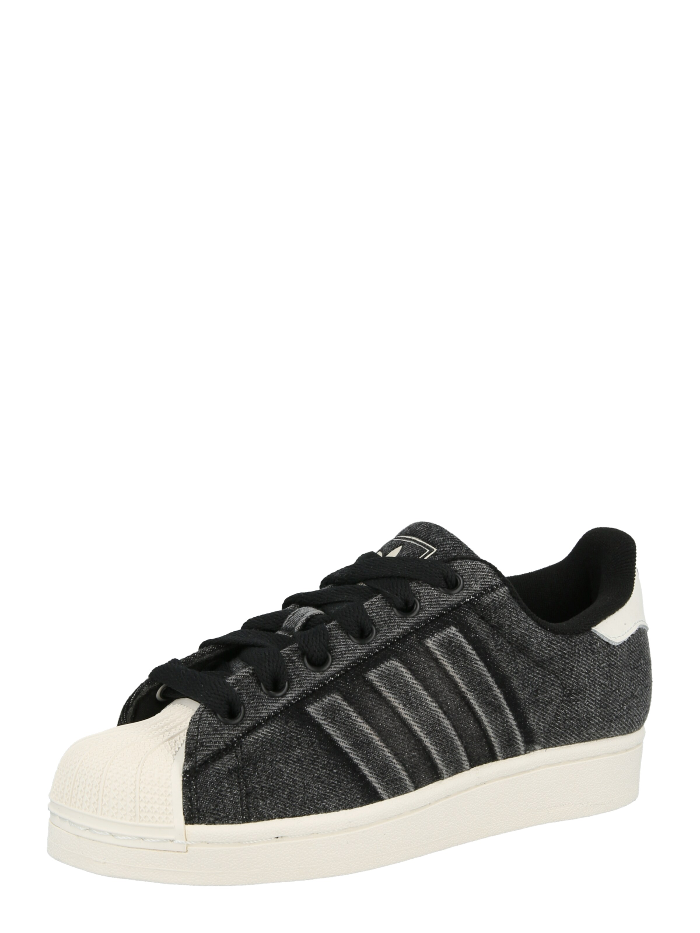 ADIDAS ORIGINALS Ketsid 'SUPERSTAR II', värv must: eest vaates