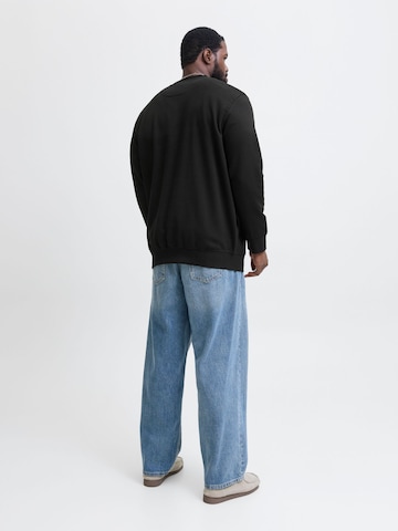 Felpa 'JJESOHO' di Jack & Jones Plus in nero