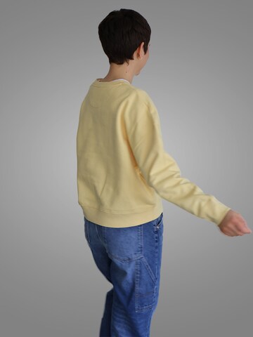 Kultgut Pullover 'an ordinary crocodile'‌ in Gelb