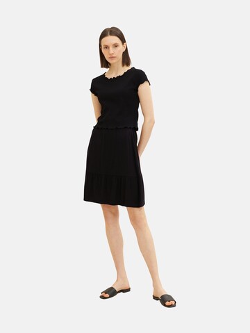 TOM TAILOR Skirt in Black: front