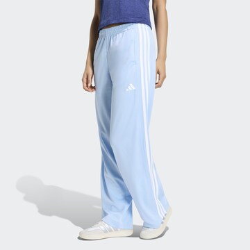 ADIDAS SPORTSWEAR Wide leg Workout Pants 'Dayready' in Blue: front