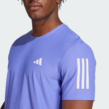 ADIDAS PERFORMANCE Functioneel shirt 'Own The Run' in Blauw