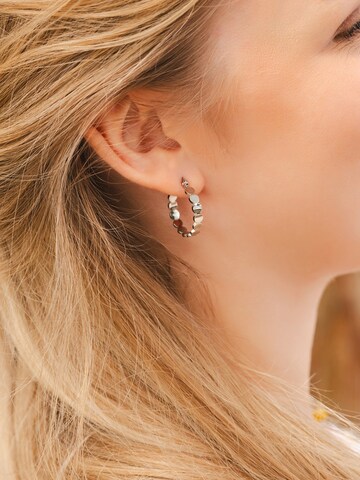 Akzent Earrings 'Lyriana, hautverträglich' in Silver