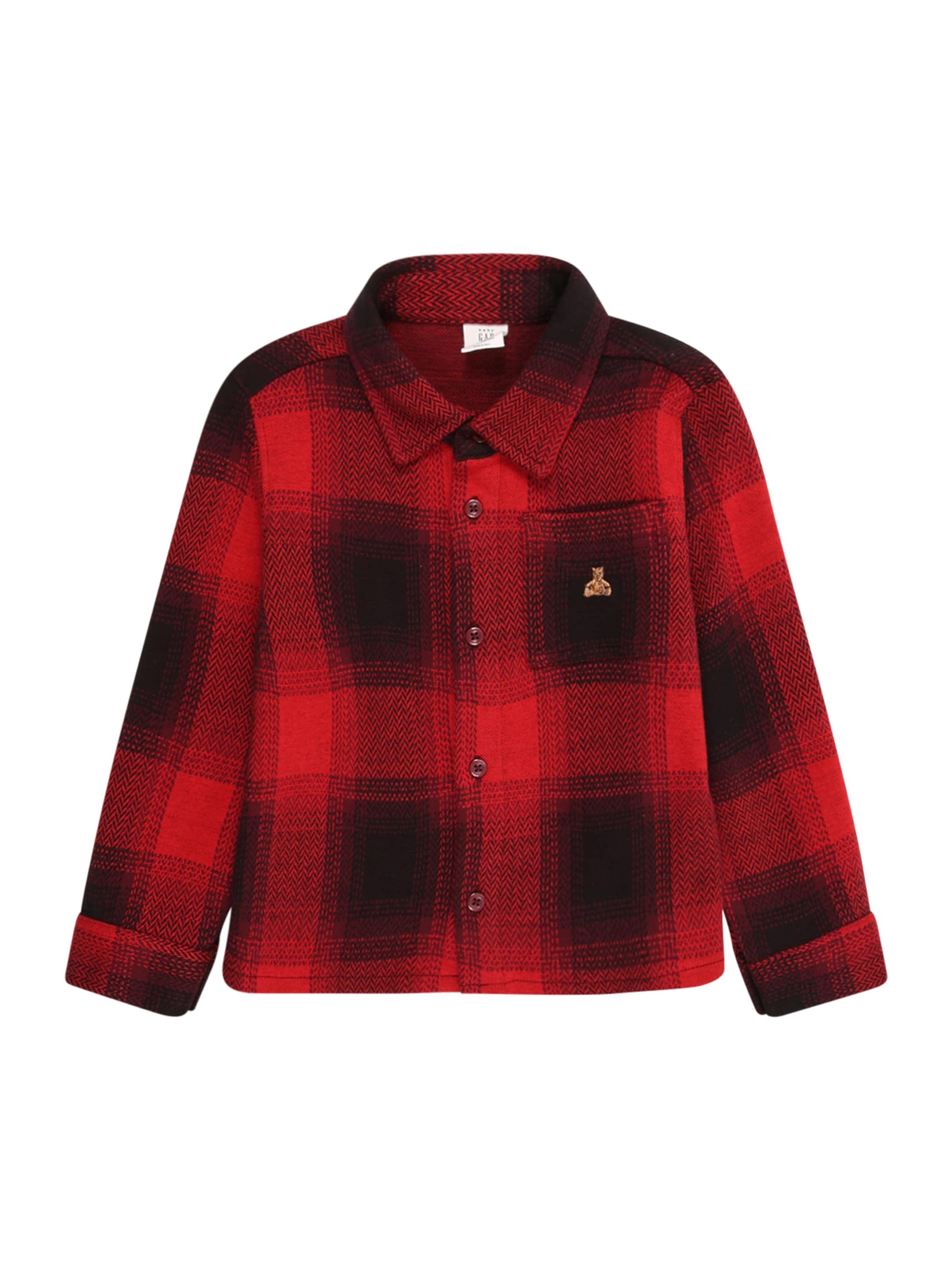 GAP Regular fit Πουκάμισο σε κόκκινο: μπροστά