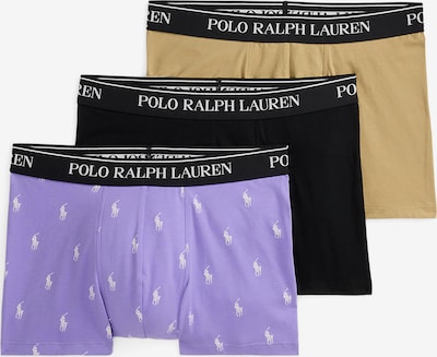 Boxer trumpikės 'CLASSIC' iš Polo Ralph Lauren, spalva – garstyčių spalva / levandų spalva / juoda / balta, Prekių apžvalga