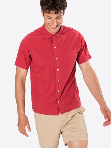 Polo Ralph Lauren Regular fit Button Up Shirt 'CLADYPKPPHSS' in Red: front