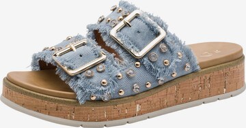 Mule MARCO TOZZI en bleu : devant