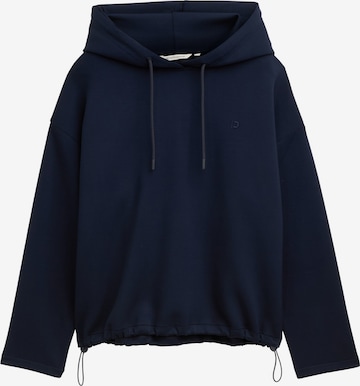 Sweat-shirt TOM TAILOR DENIM en bleu : devant
