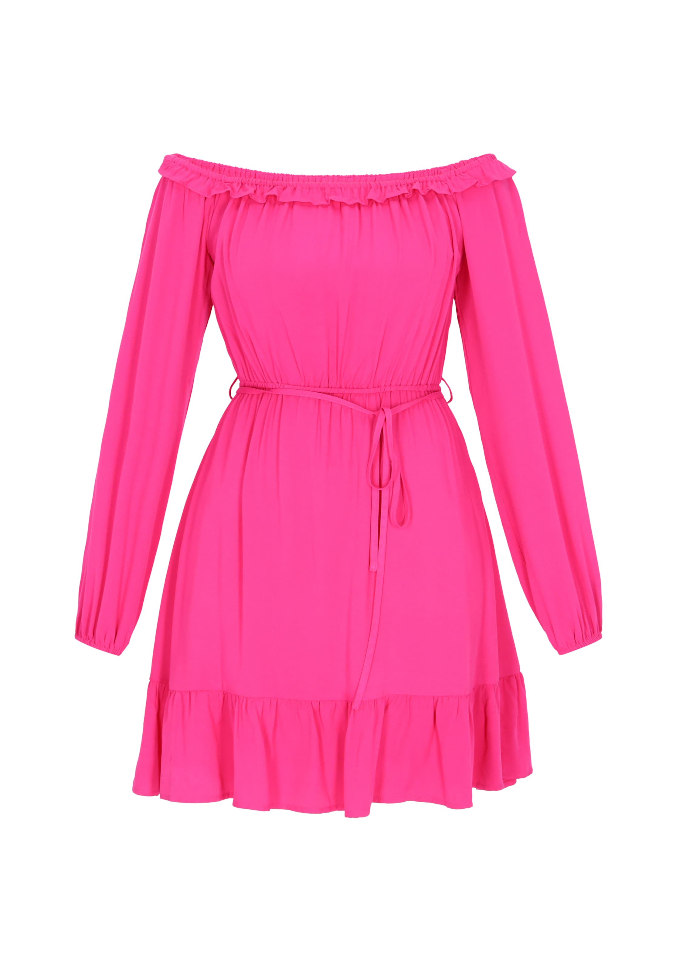 Robe IZIA en rose : devant