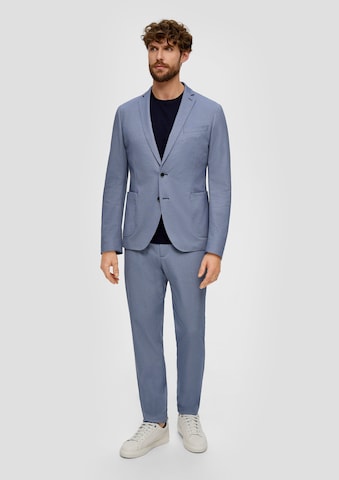 s.Oliver BLACK LABEL - Slim Fit Jaqueta em azul