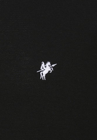 DENIM CULTURE Sweter 'VINCENT' w kolorze czarny