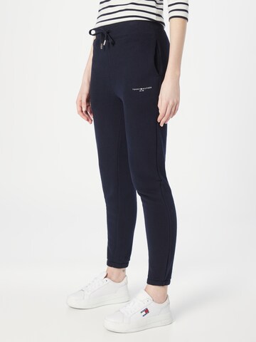 TOMMY HILFIGER Tapered Broek in Zwart: voorkant