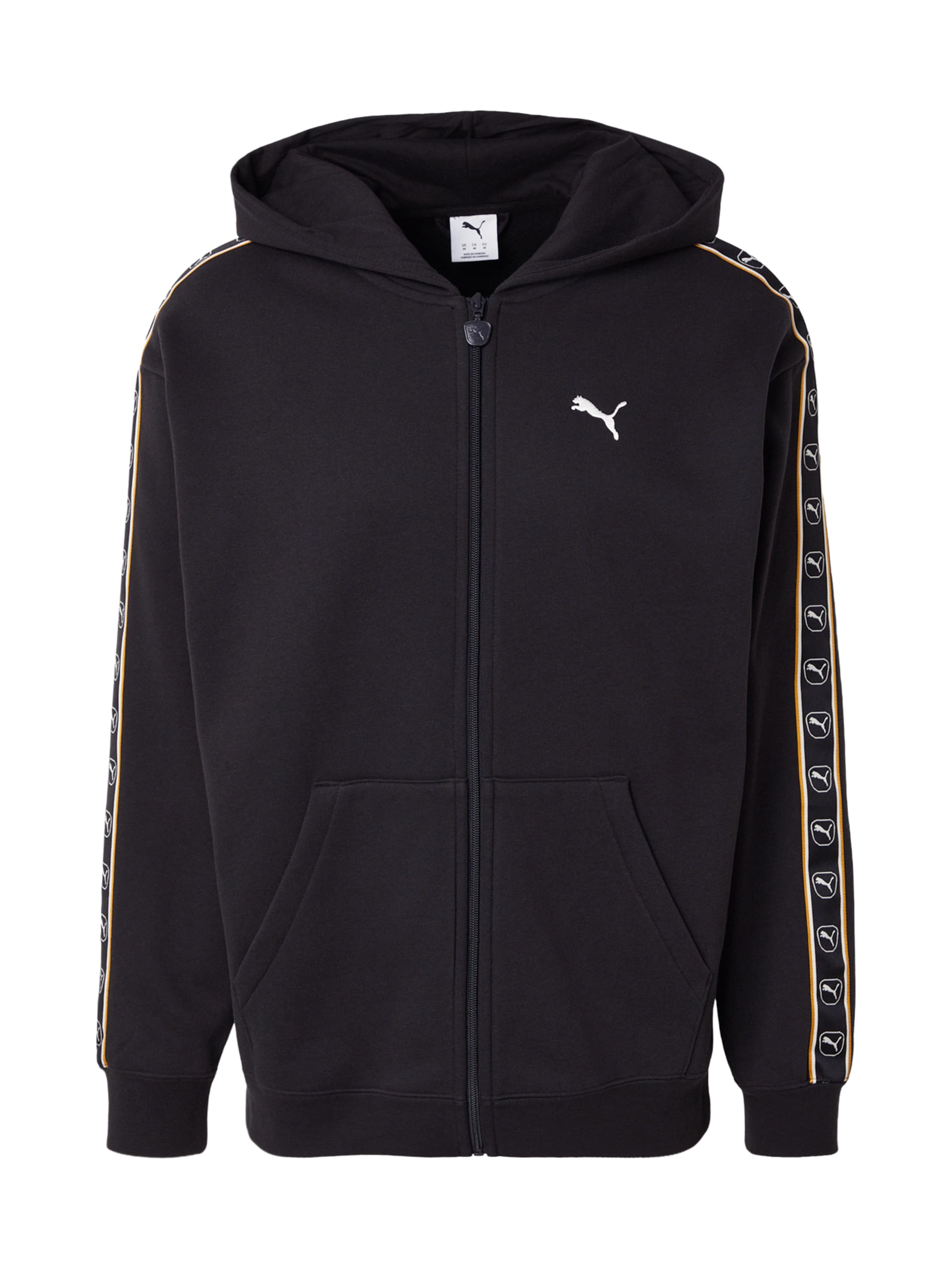 PUMA - Sudadera con cremallera 'Ess' en negro: frente