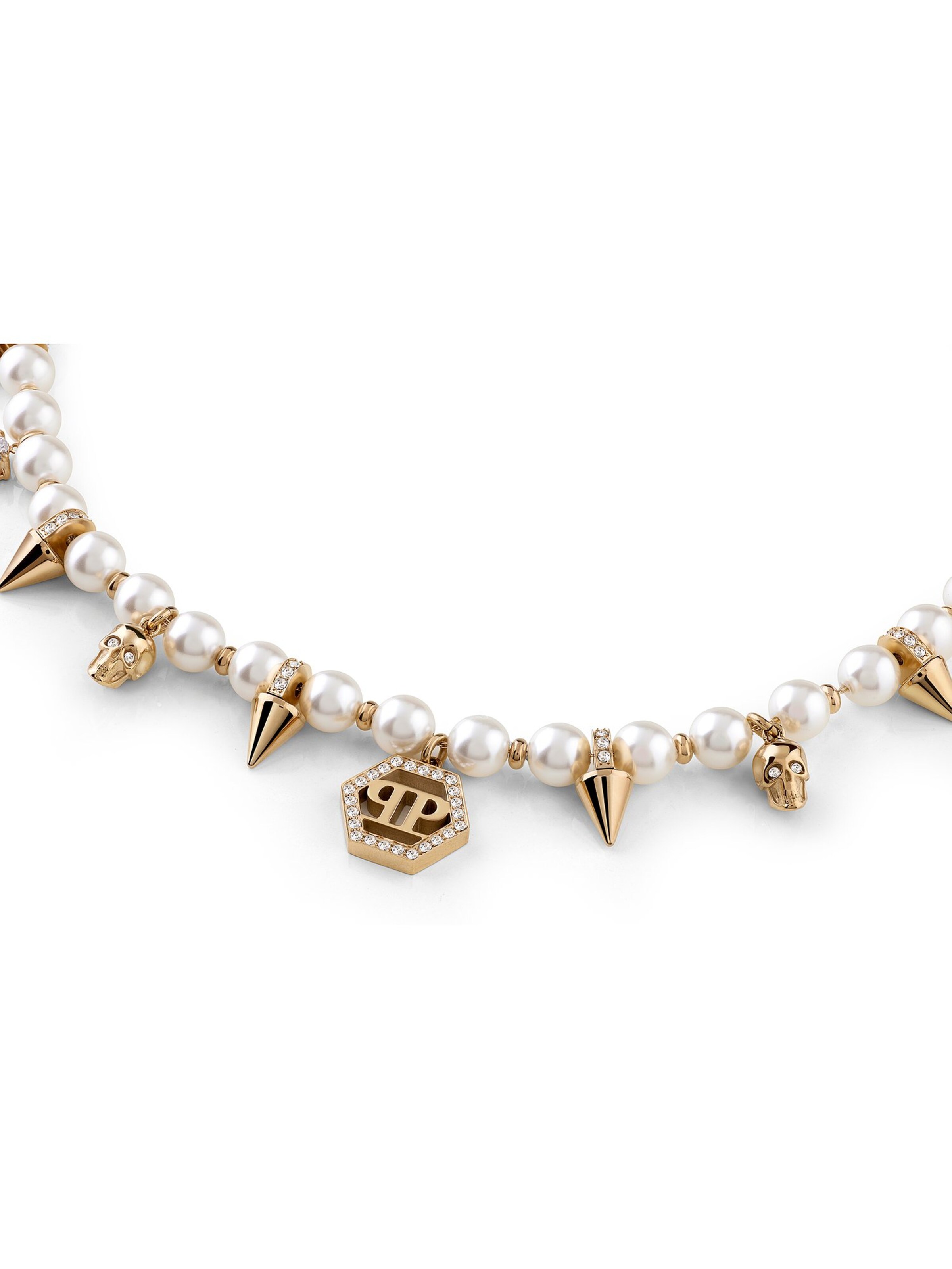 Chaîne Philipp Plein en mélange de couleurs