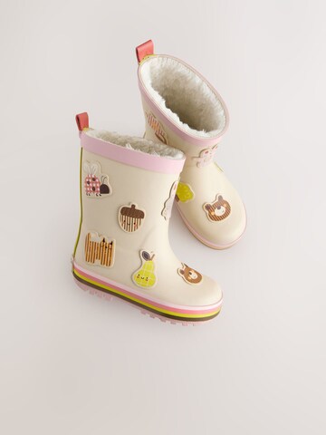 Bottes en caoutchouc Next en beige