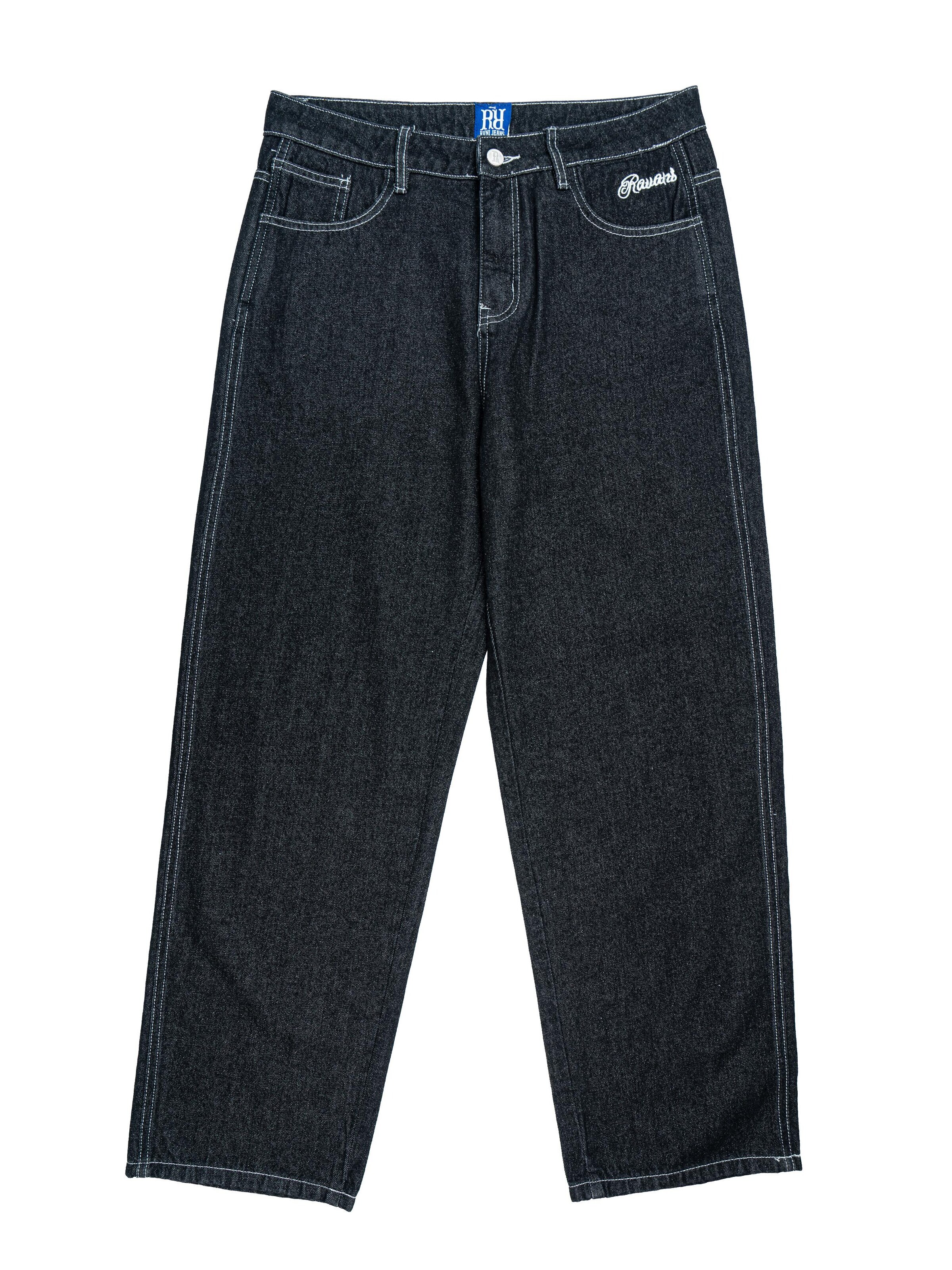 RVNI Berlin Baggy Jeans in Black