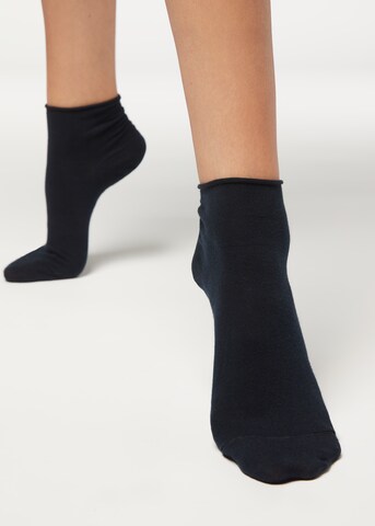 CALZEDONIA Socks in Blue: front