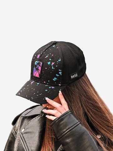 Be52 Cap 'Palms splash premium' in Schwarz