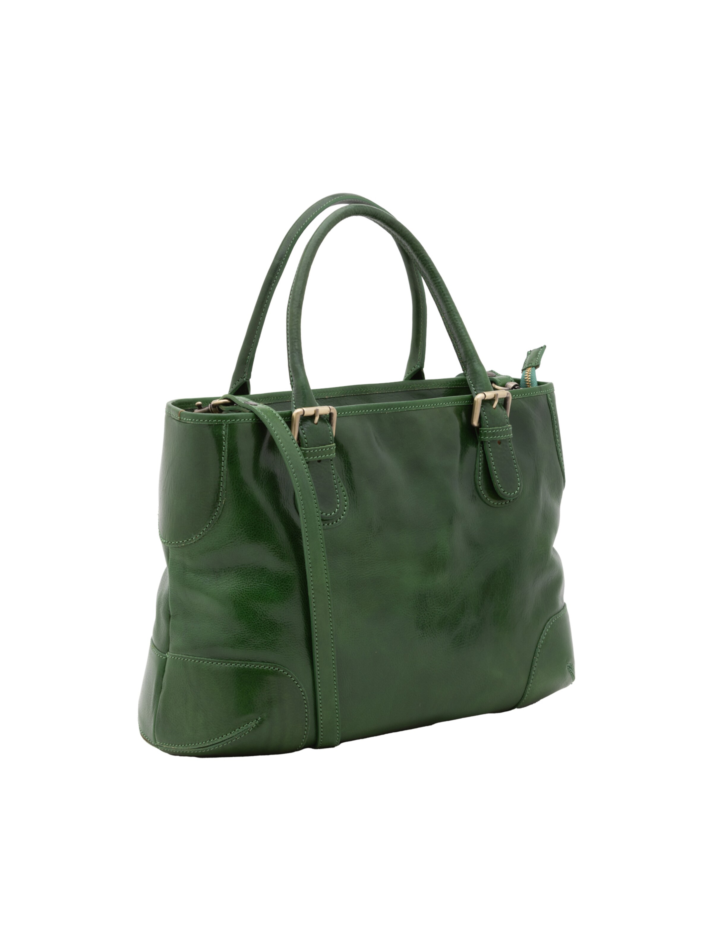 Borsa a tracolla di Viola Castellani in verde: frontale